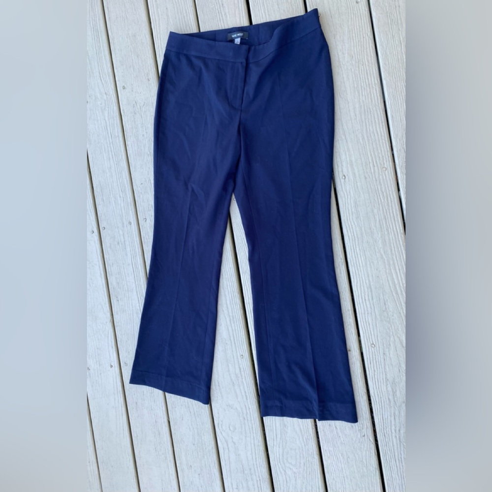 Nine West - Woman’s navy wide leg pants, Size: 8